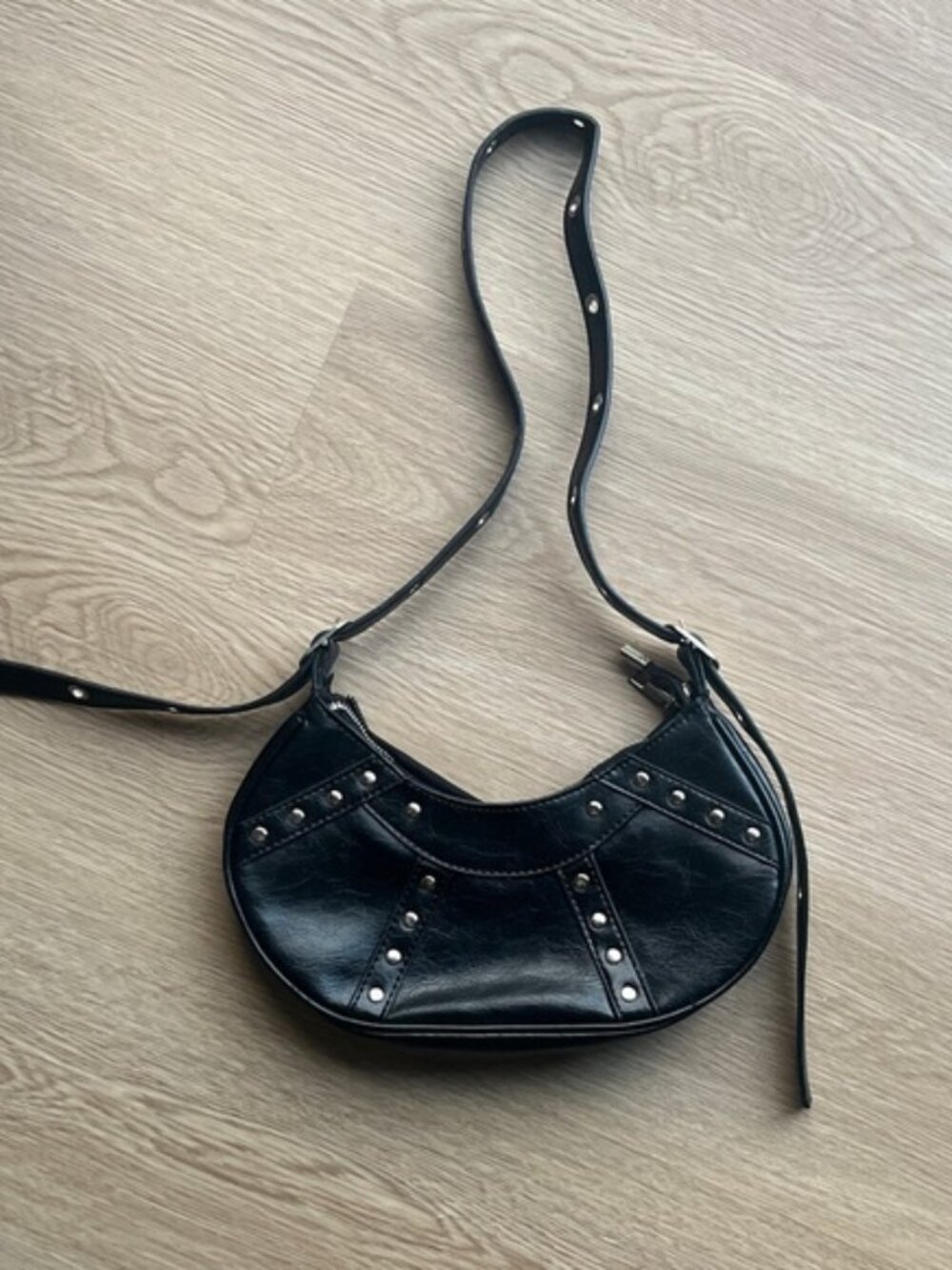 Black Studded Women's Bag